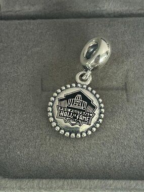 Pandora Pro Football Hall of Fame Charm Pendant|S925 Sterling Silver Jewelry